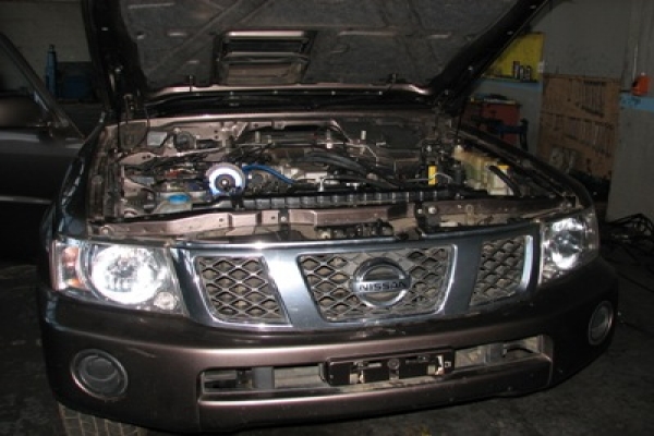 Nissan hardbody 4x4 v8 swap #9